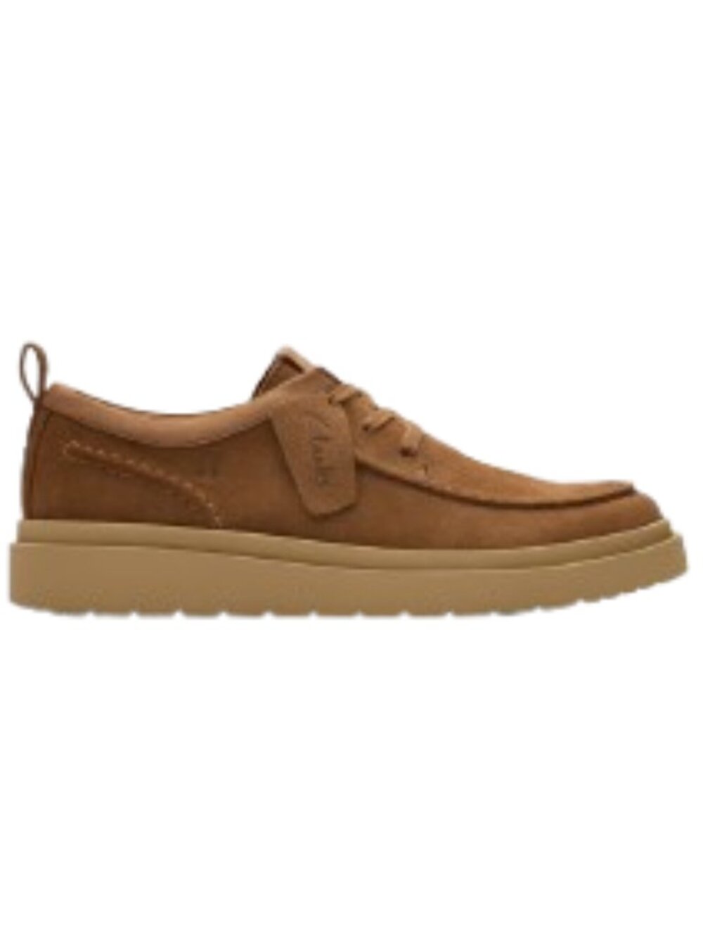 Clarks Polden Moc Shoes Coler Cola Suede - Picture 2 of 6